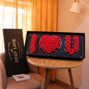 🌹 Luxury "I ❤️ U" Rose Gift Box with LED Lights