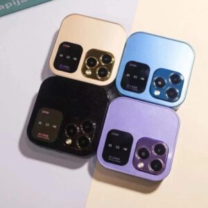 Stylish Mini Flip Phone with Dual SIM & 3 back Cameras