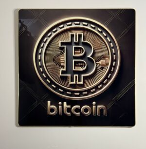 dogecoin/bitcoin cryptocurrency wall art/scenery/home decor
