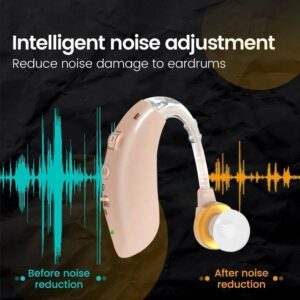 rechargeable hearing aid – digital sound amplifier with charging base 🔊✨