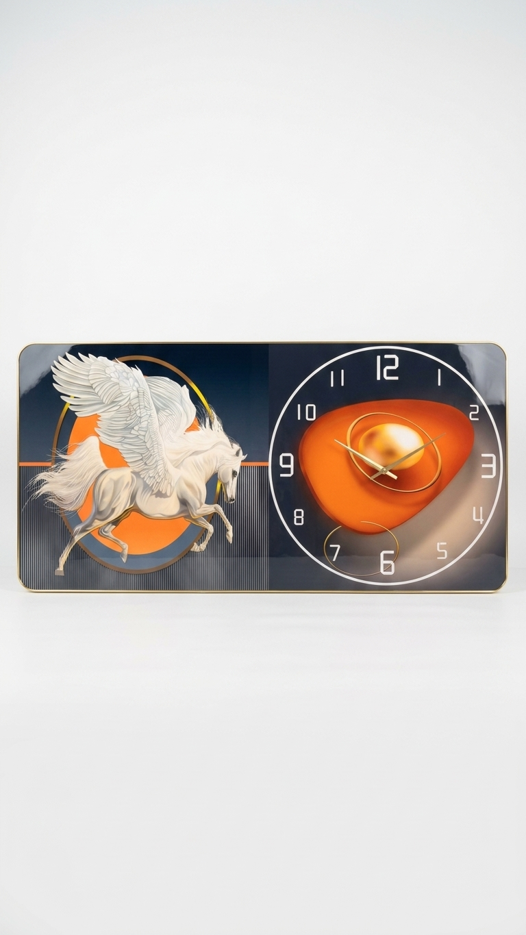 Unicorn Wall Art with Clock – Nature-Inspired Wall Decor featuring a built-in clock🕒 - Image 3