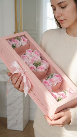 ✨ Luxury Heart Rose Gift Box – Elegant Surprise 💖🌹