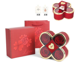 💎 luxury rose gift box with ring – romantic surprise 🎁🌹💍